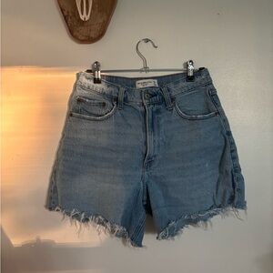 Abercrombie & Fitch Light Blue Jean Shorts